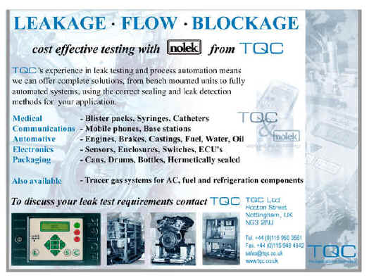 Testing machinery from tqc